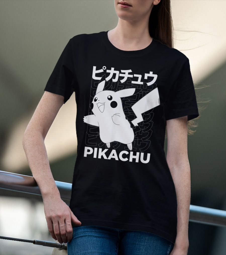 Pikachu Kanji Pokemon T-Shirt