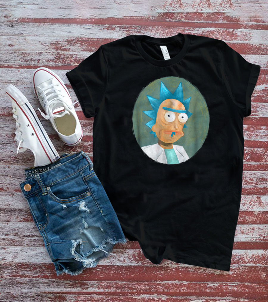 Rick And Morty Impressionist Rick Painting T-Shirt
