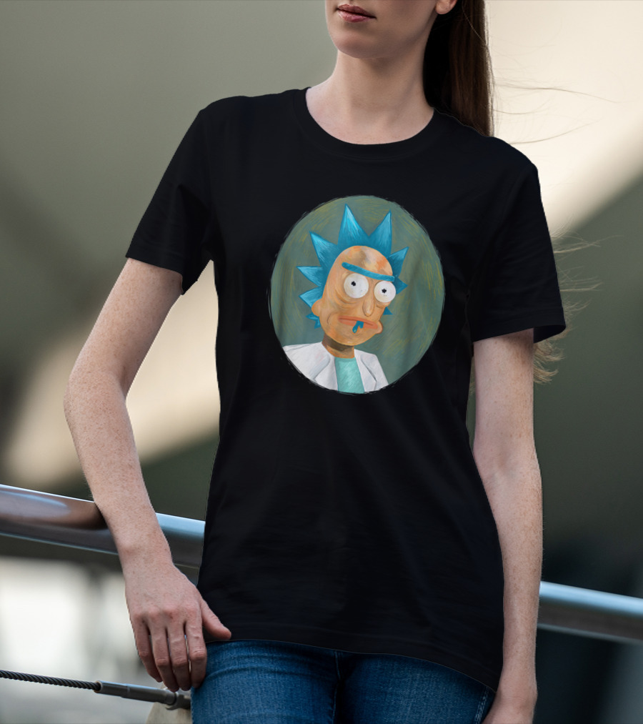 Rick And Morty Impressionist Rick Painting T-Shirt