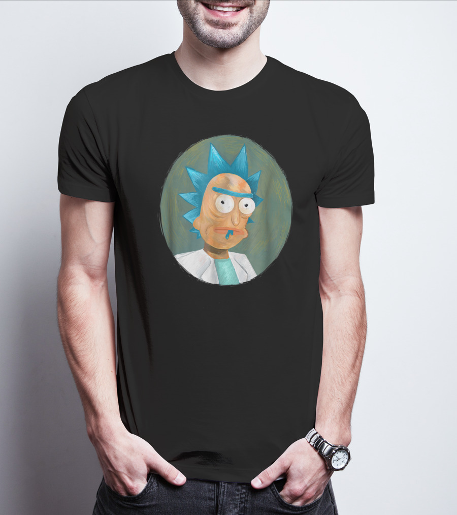 Rick And Morty Impressionist Rick Painting T-Shirt