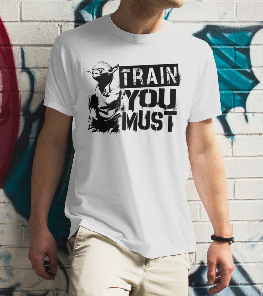 Star Wars Yoda Train You Must Jedi Wisdom T-Shirt