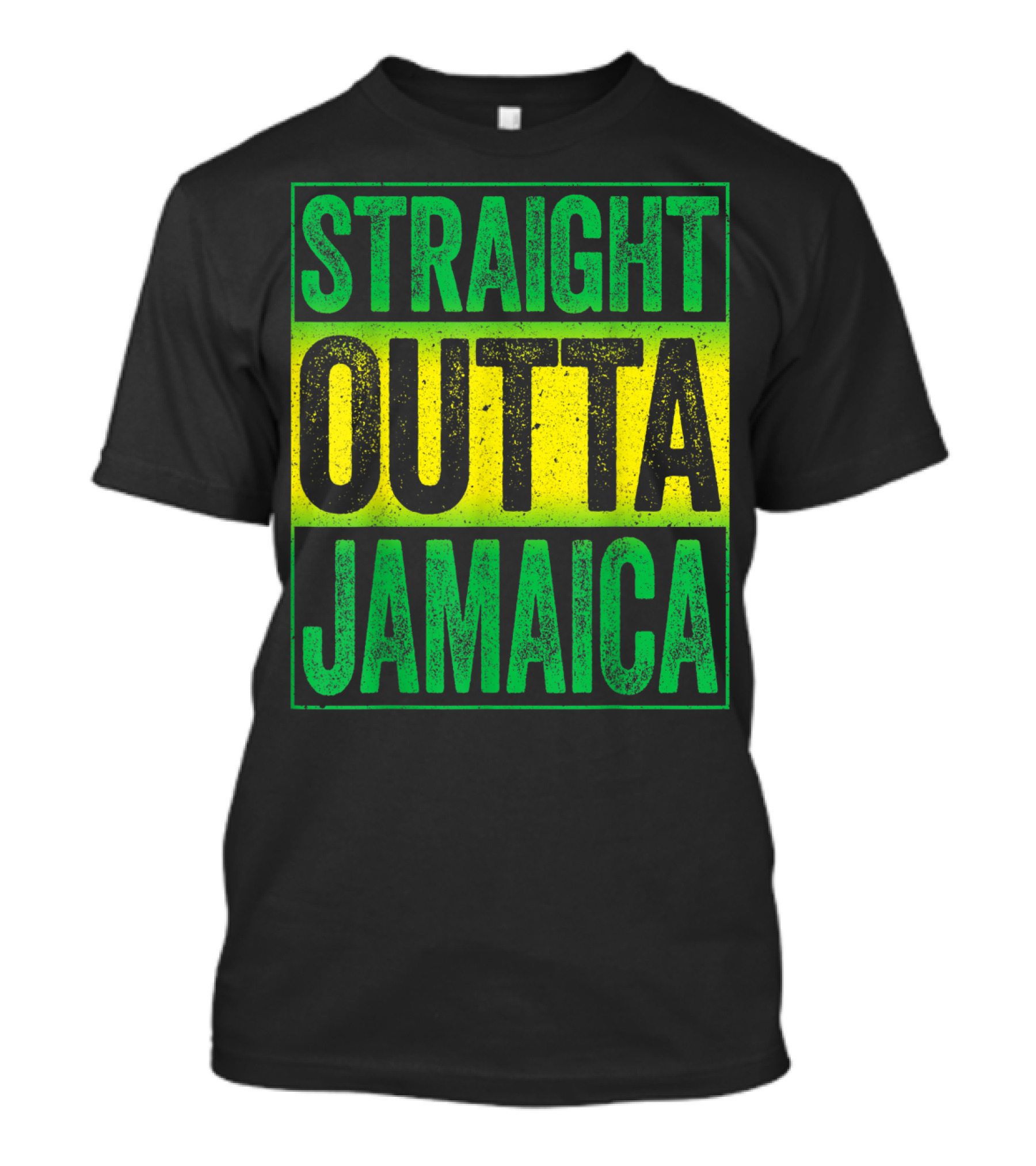 Straight Outta Jamaica Caribbean Party Vibes T-Shirt