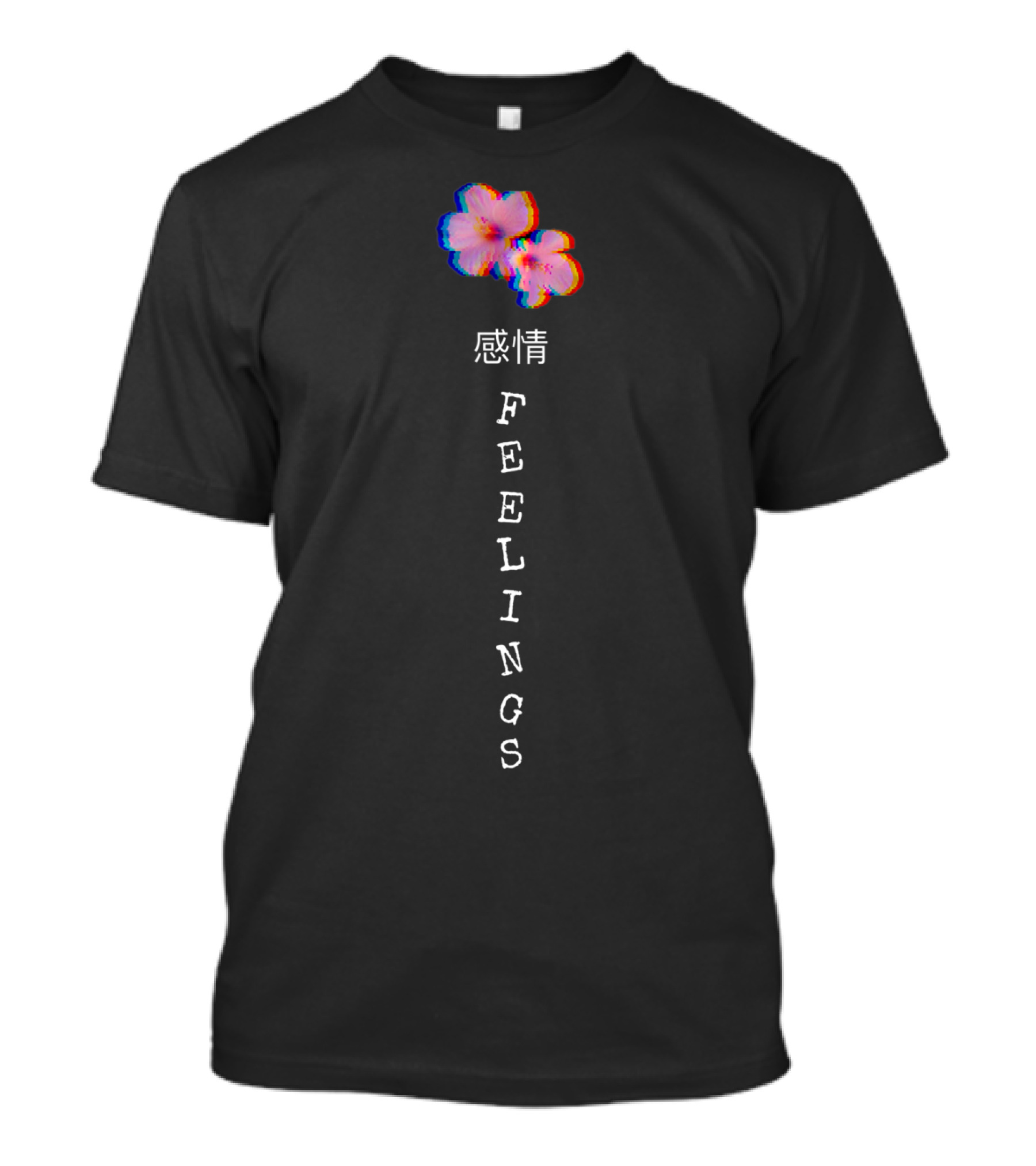 Vaporwave Aesthetic 感情 Feelings Flowers T-Shirt