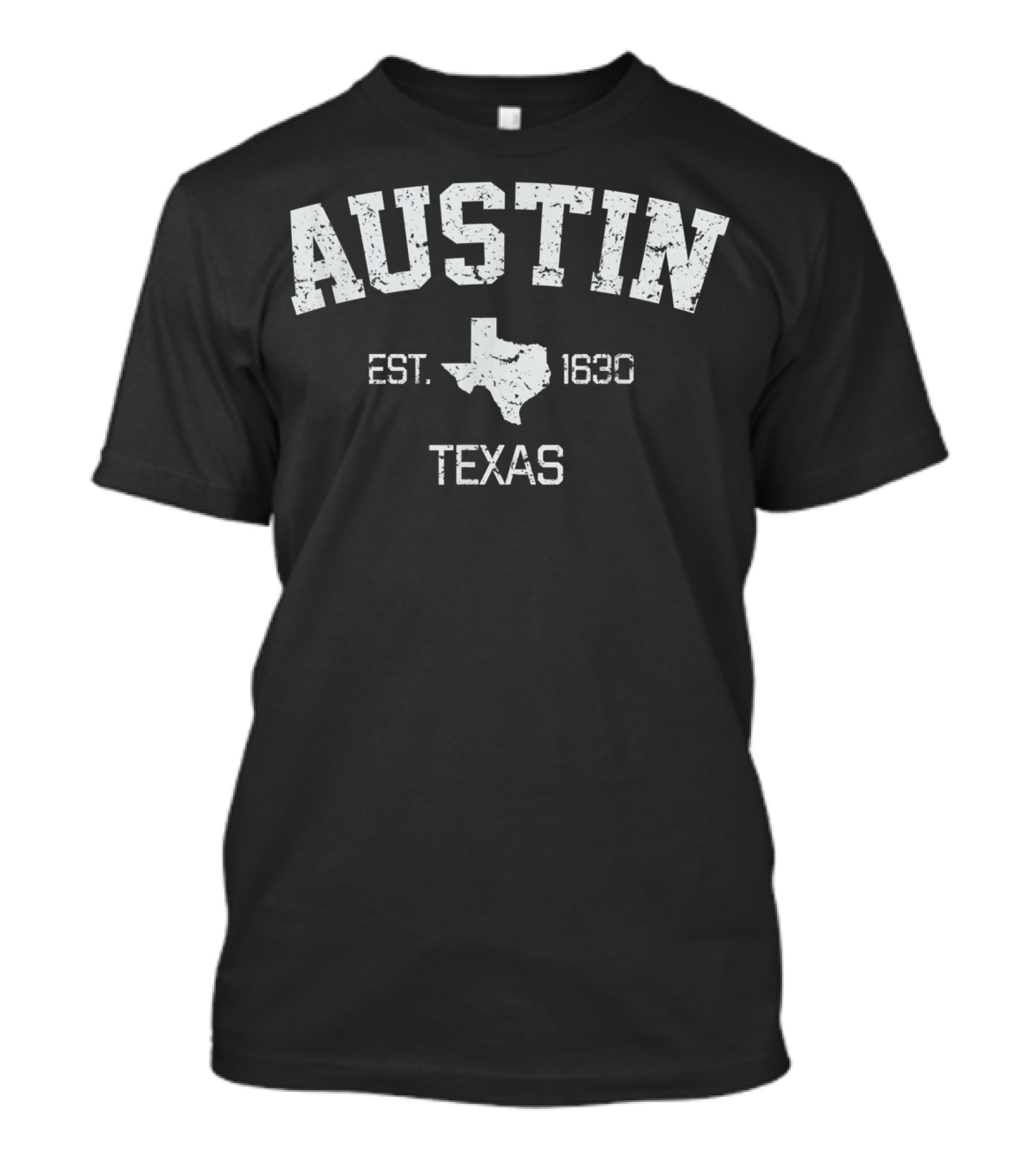 Austin Texas Est 1839 Vintage 1830 State T-Shirt