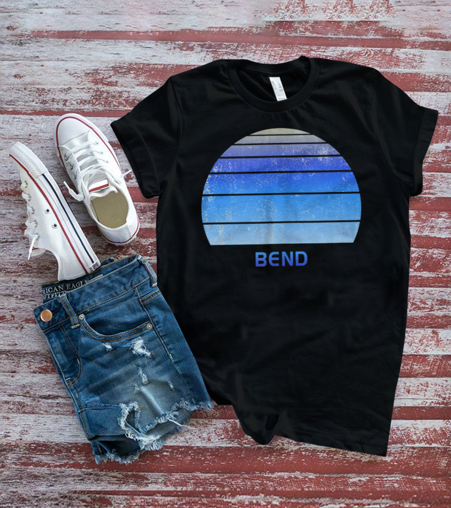 Vintage Bend Oregon Retro Sunset T-Shirt