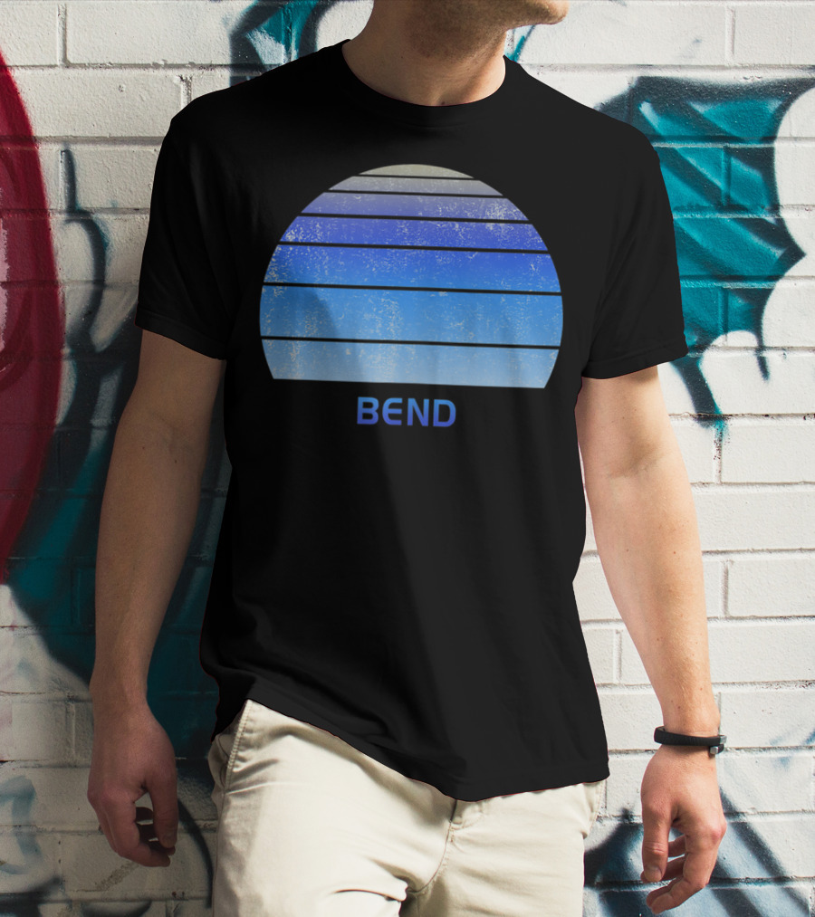 Vintage Bend Oregon Retro Sunset T-Shirt