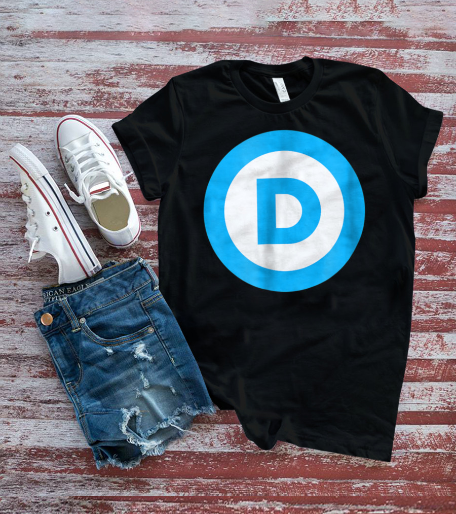 Vote Elect Democrat Freedom D Circle T-Shirt