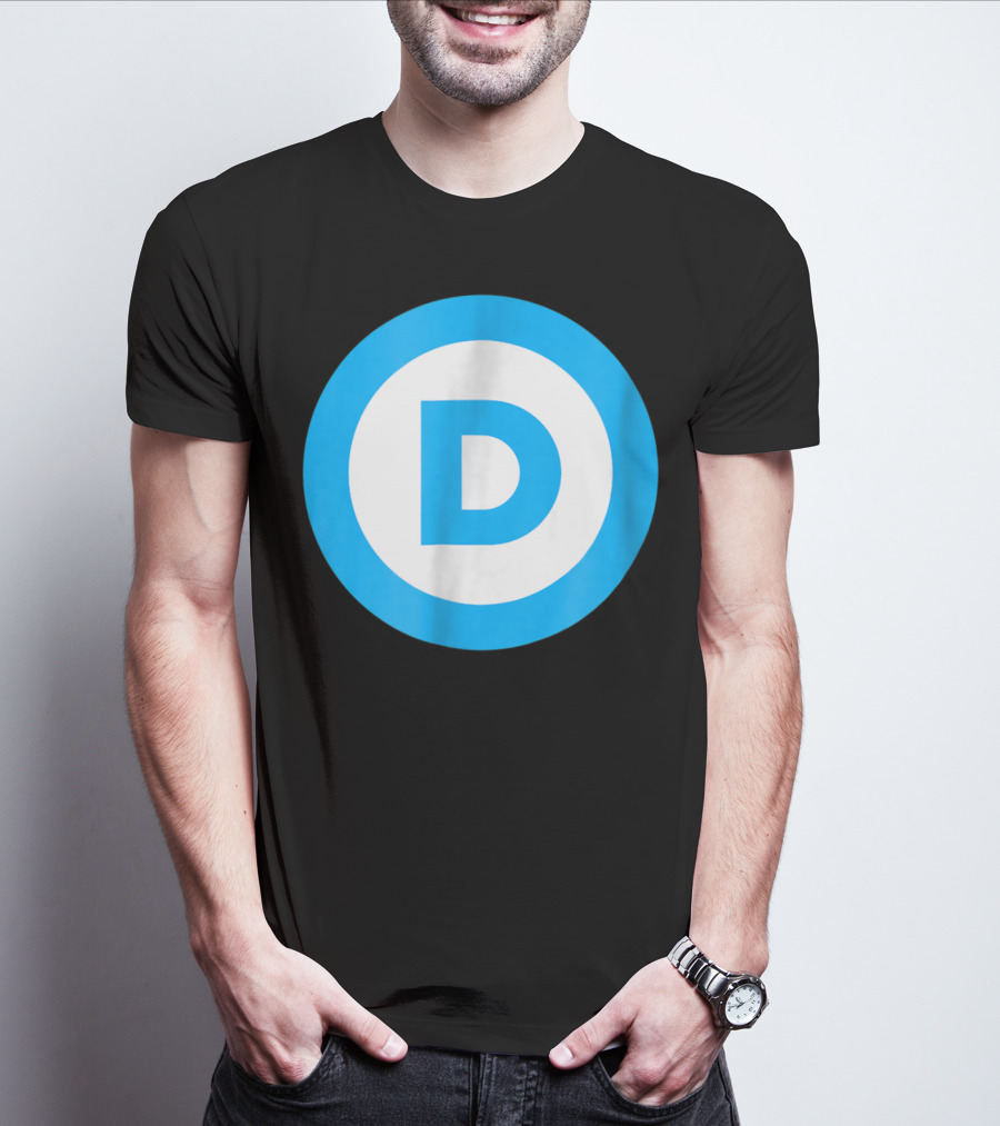 Vote Elect Democrat Freedom D Circle T-Shirt