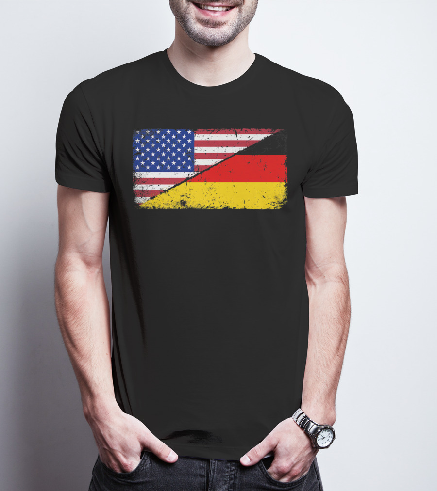German American Flag Oktoberfest Mashup T-Shirt