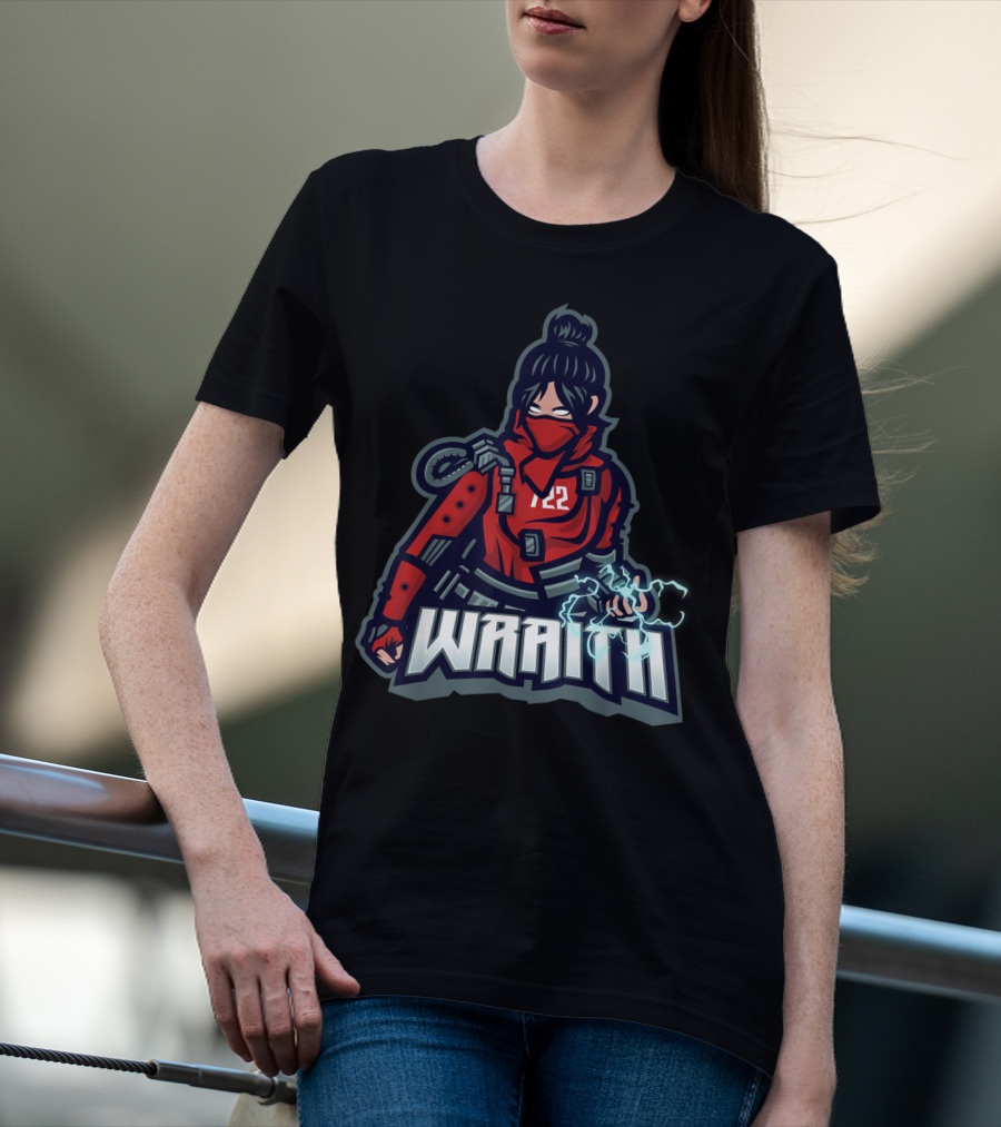 Apex Legends Wraith Red 12 Video Gamer T-Shirt