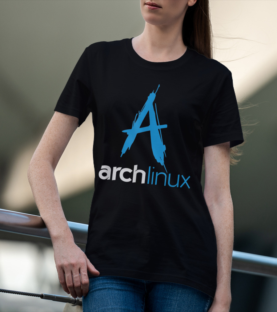 Arch Linux Lover Tagline And Open Source Os Arch Linux T-Shirt