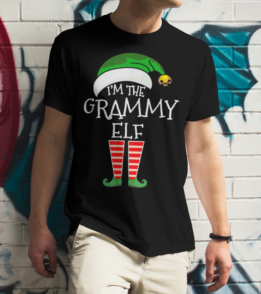 Christmas Family Matching Costume I'm The Grammy Elf T-Shirt