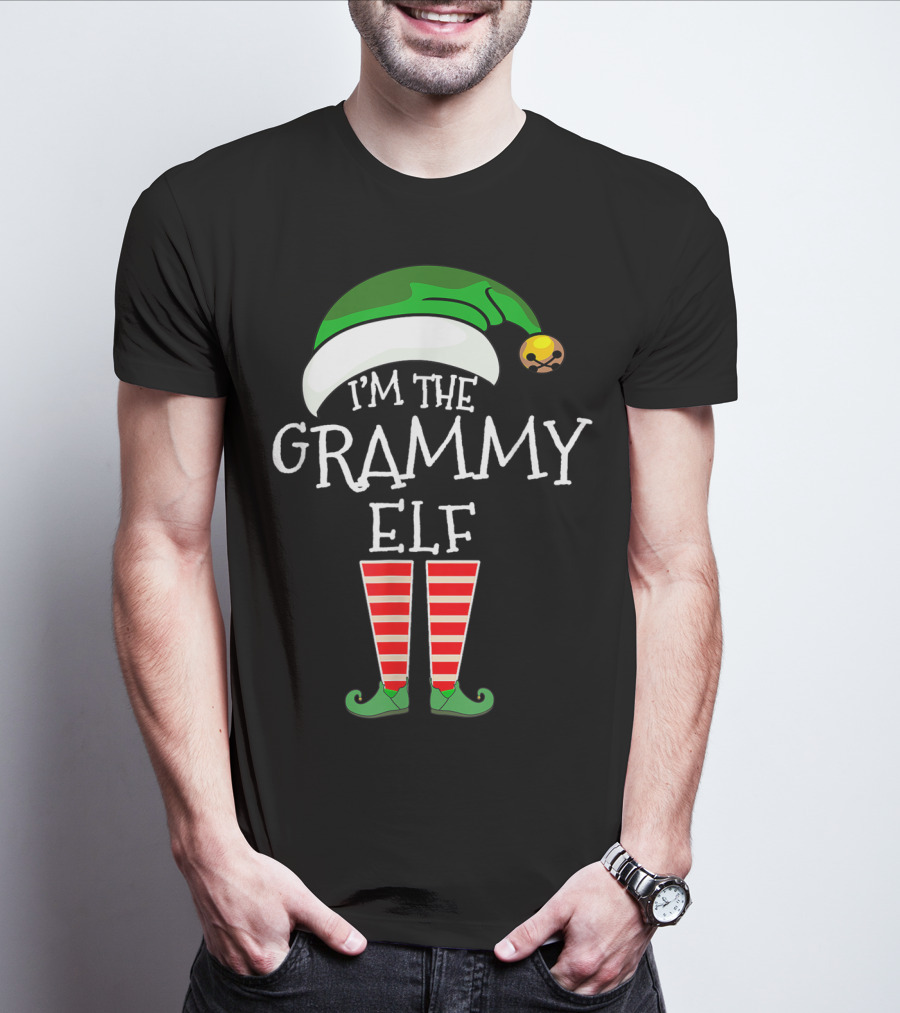 Christmas Family Matching Costume I'm The Grammy Elf T-Shirt