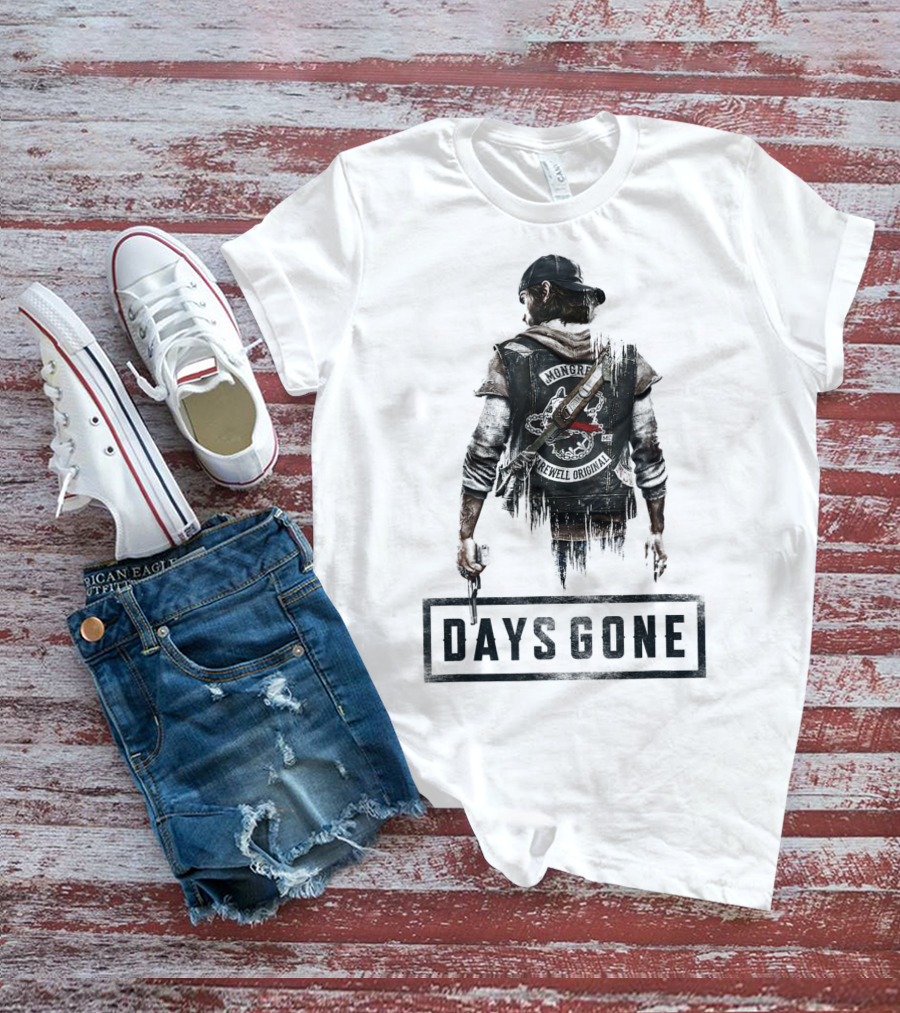 Days Gone Game Character Back View T-Shirt