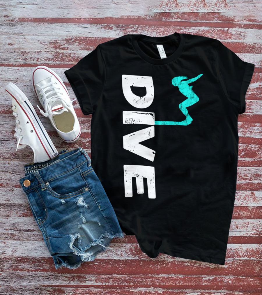 Dive Springboard Platform Diving Board Jumper T-Shirt
