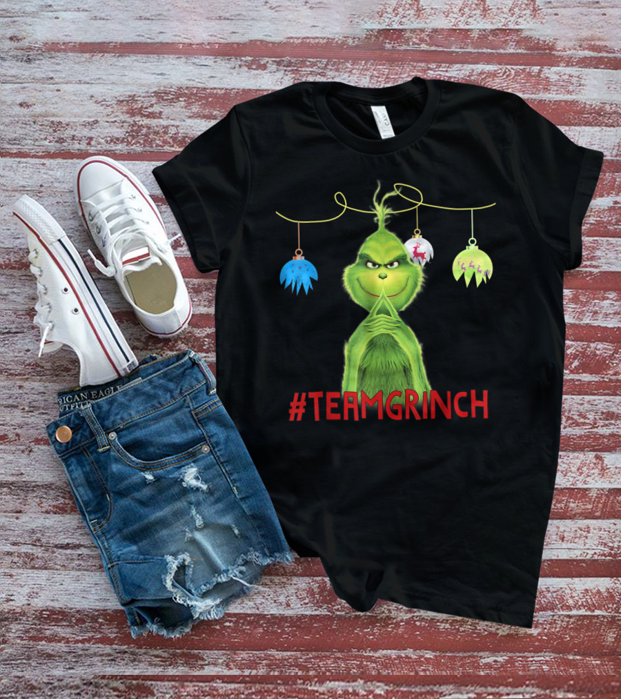 Drseuss Thegrinch #Teamgrinch Christmas T-Shirt