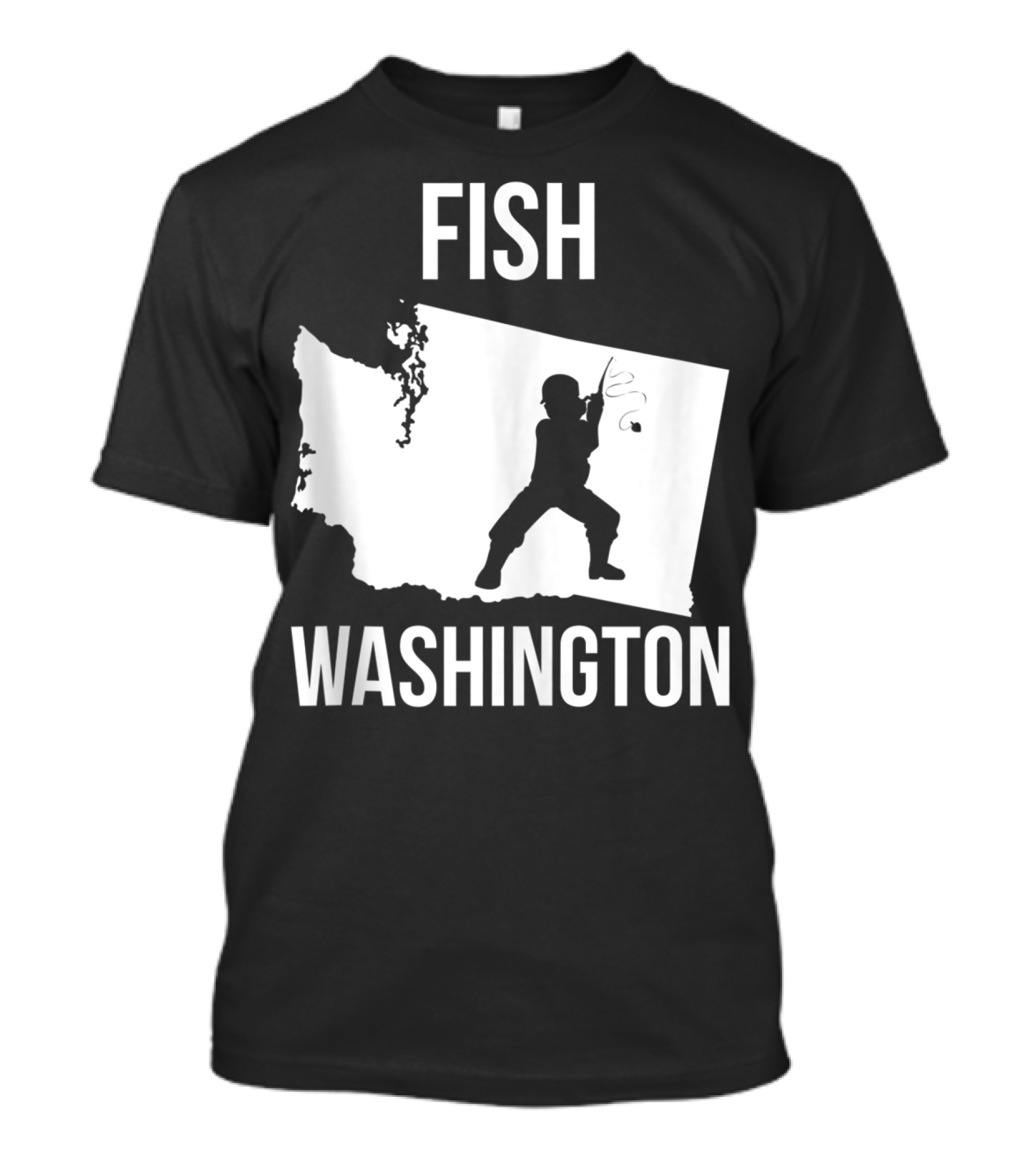 Fish Washington State Fishing Pride T-Shirt