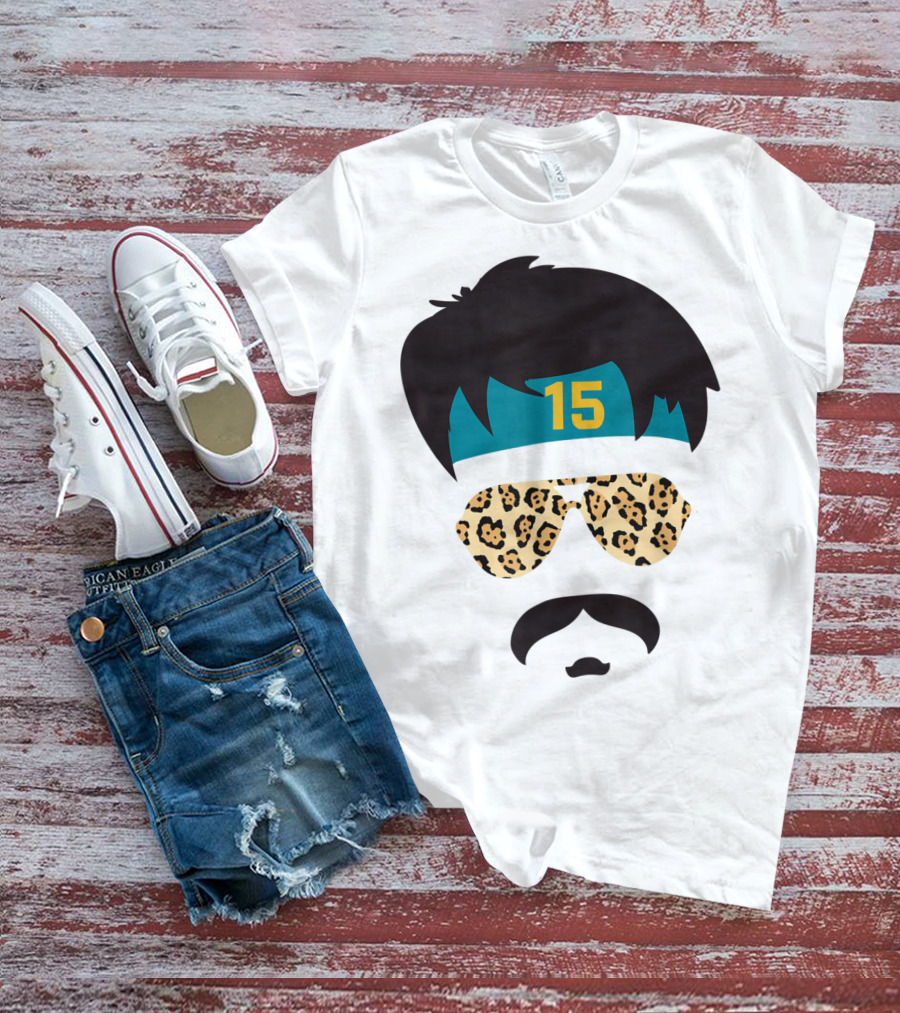 Jacksonville Football Uncle Rico Leopard Sunglasses 15 Headband 904 T-Shirt