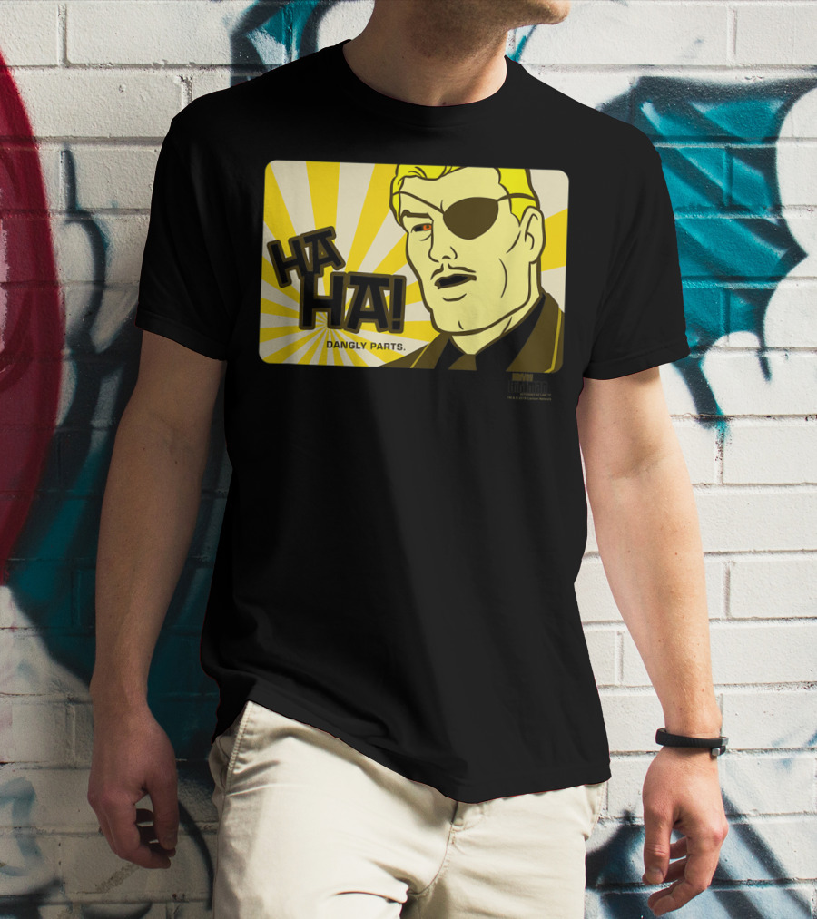 Ha Ha Dangly Parts Harvey Birdman Attorney At Law Phil Ken Sebben T-Shirt