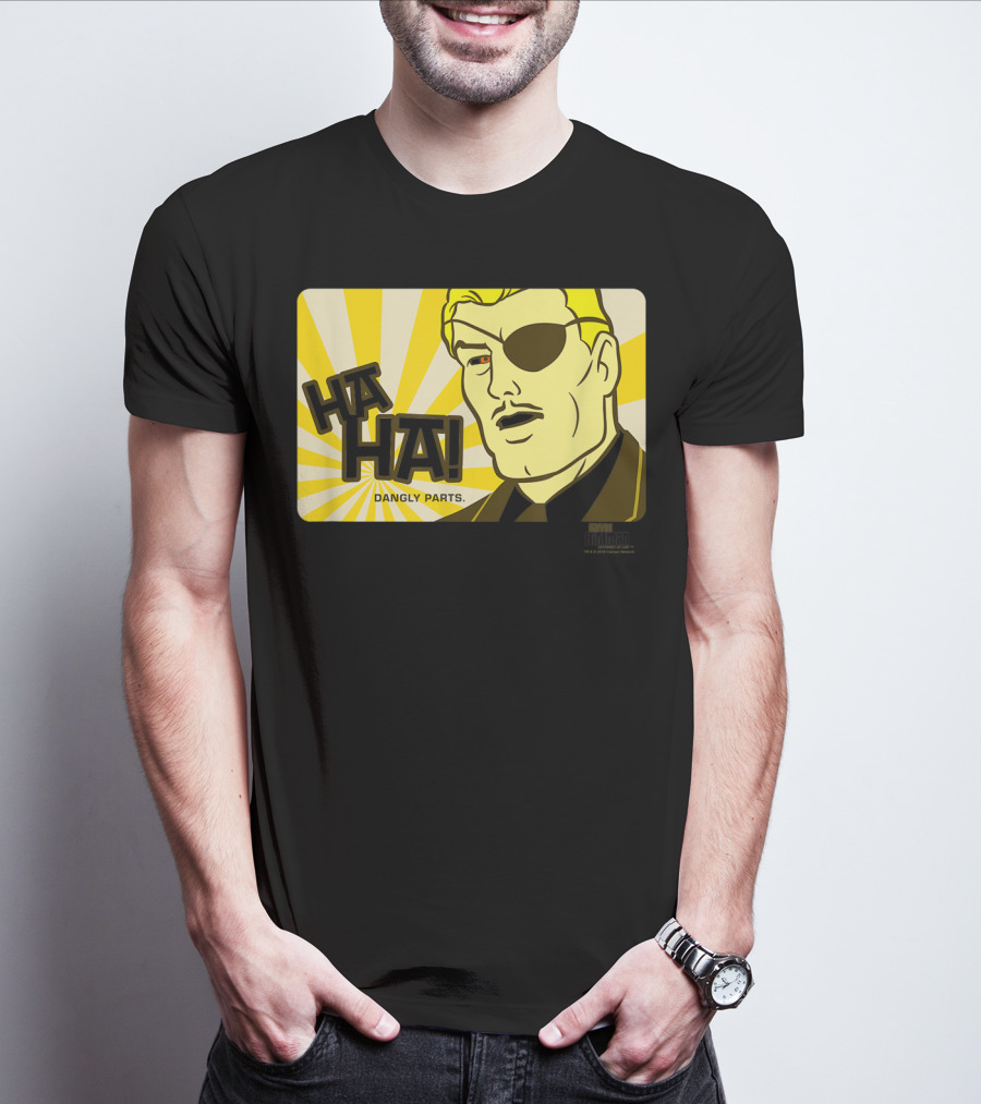 Ha Ha Dangly Parts Harvey Birdman Attorney At Law Phil Ken Sebben T-Shirt