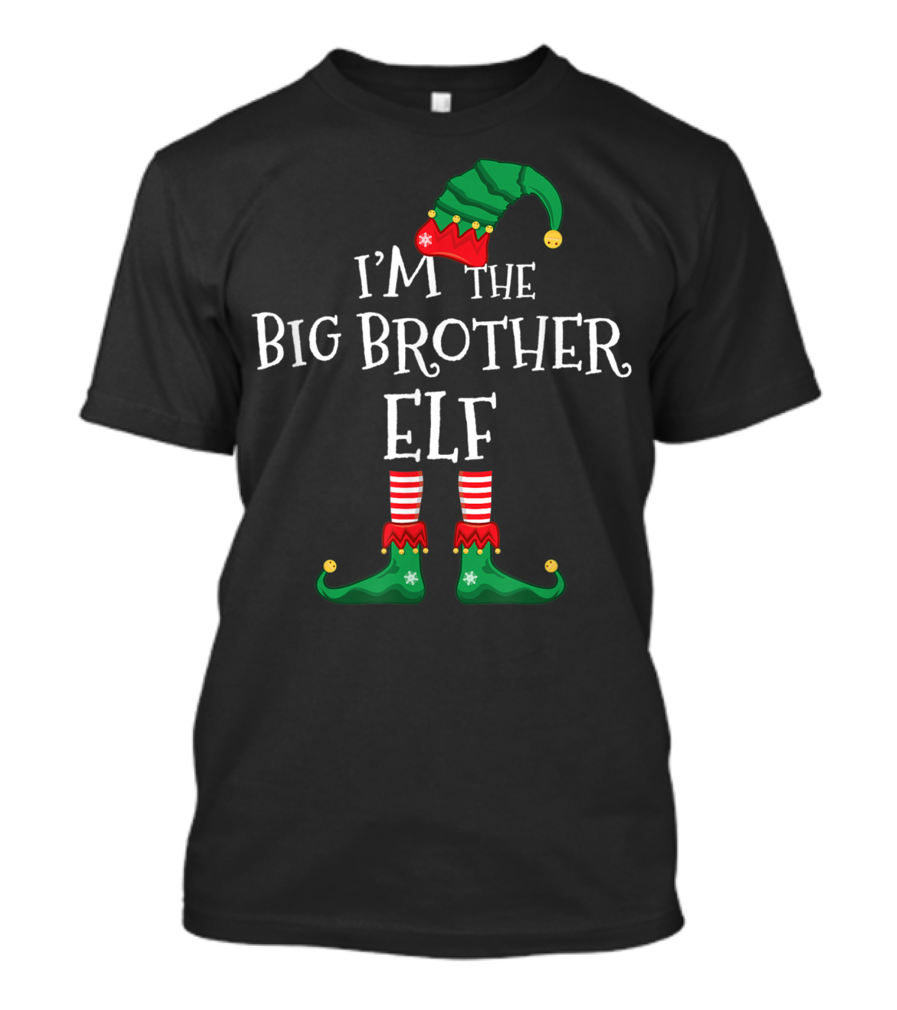 I'm The Big Brother Elf Matching Family Christmas T-Shirt