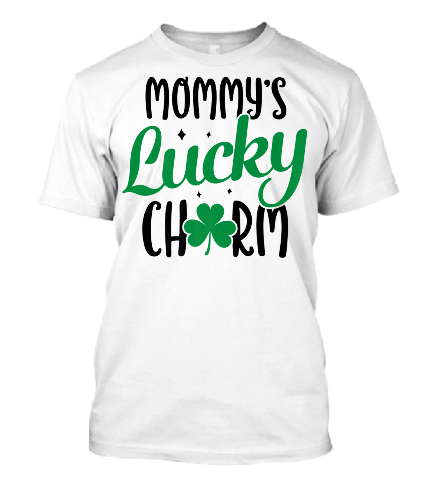 Mommy's Lucky Charm Shamrock St Patricks Day T-Shirt