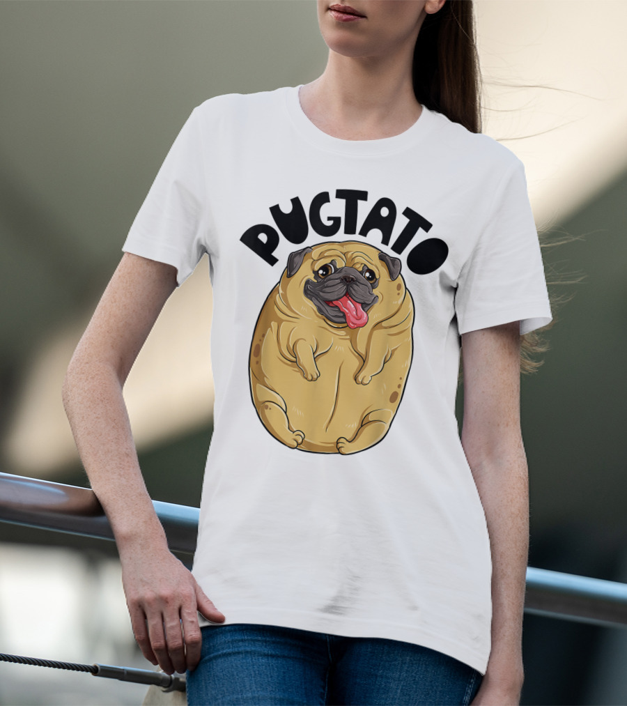 Pugtato Pug Potato Dog Lovers T-Shirt