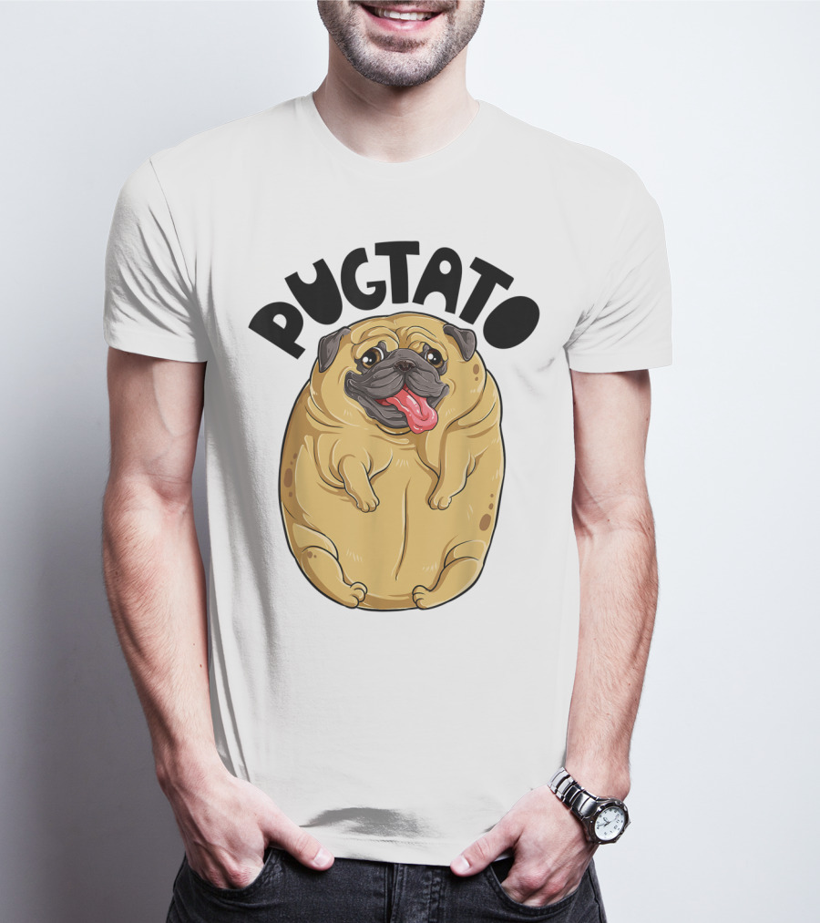Pugtato Pug Potato Dog Lovers T-Shirt