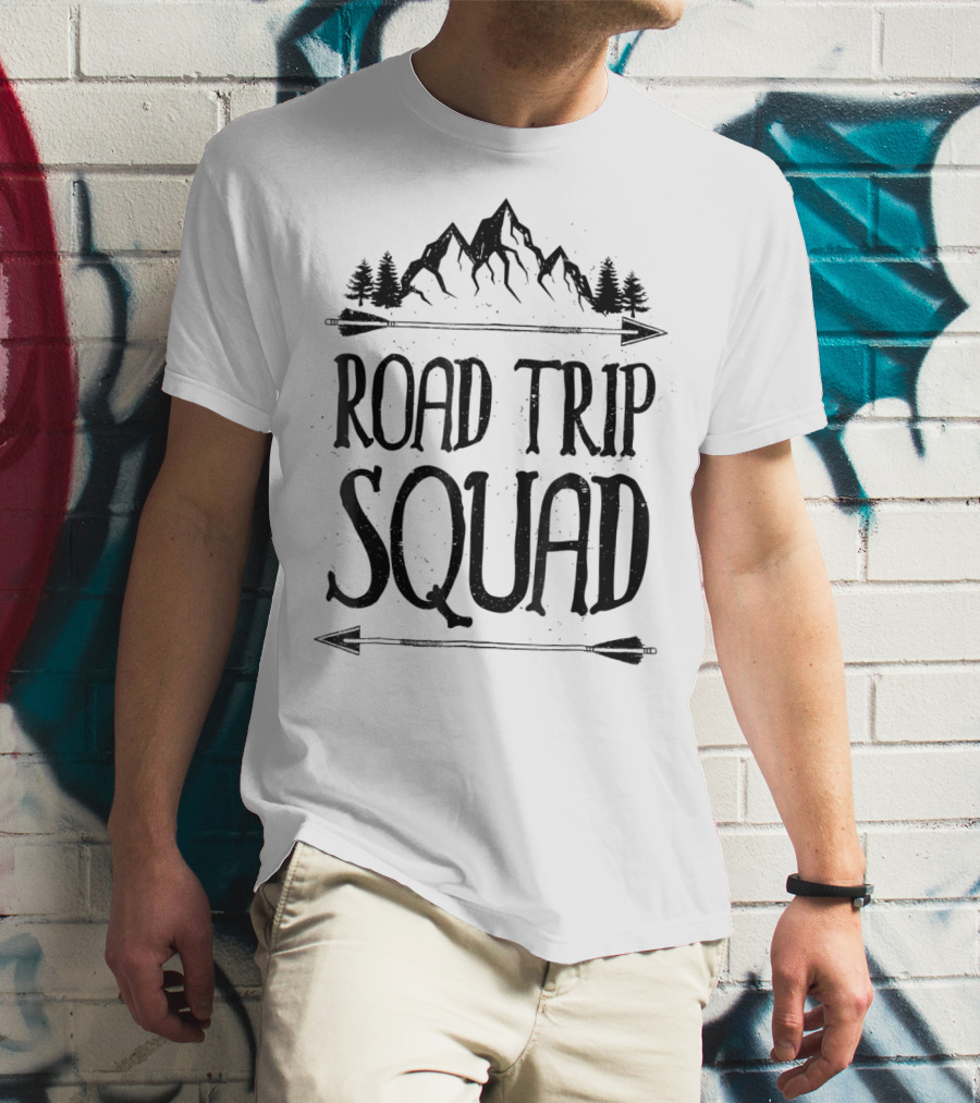 Road Trip Squad Summer Travel Adventure T-Shirt