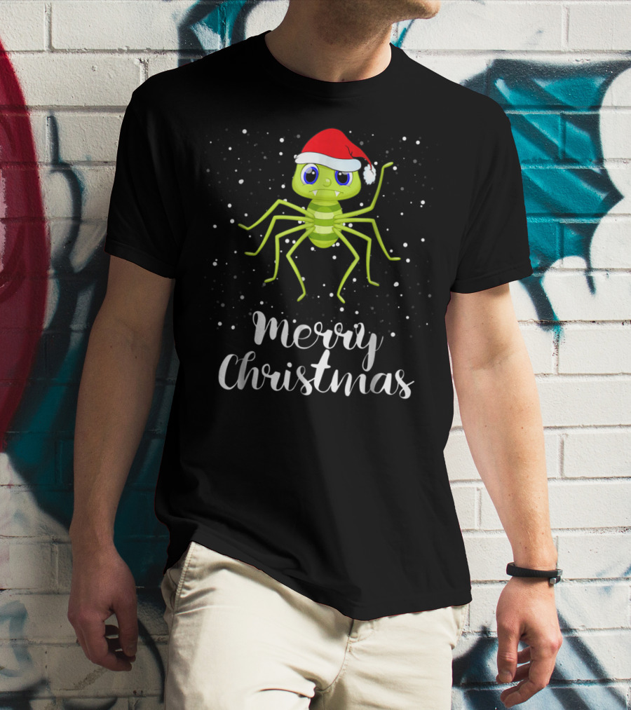 Merry Christmas Spider Funny Family Group Holiday T-Shirt