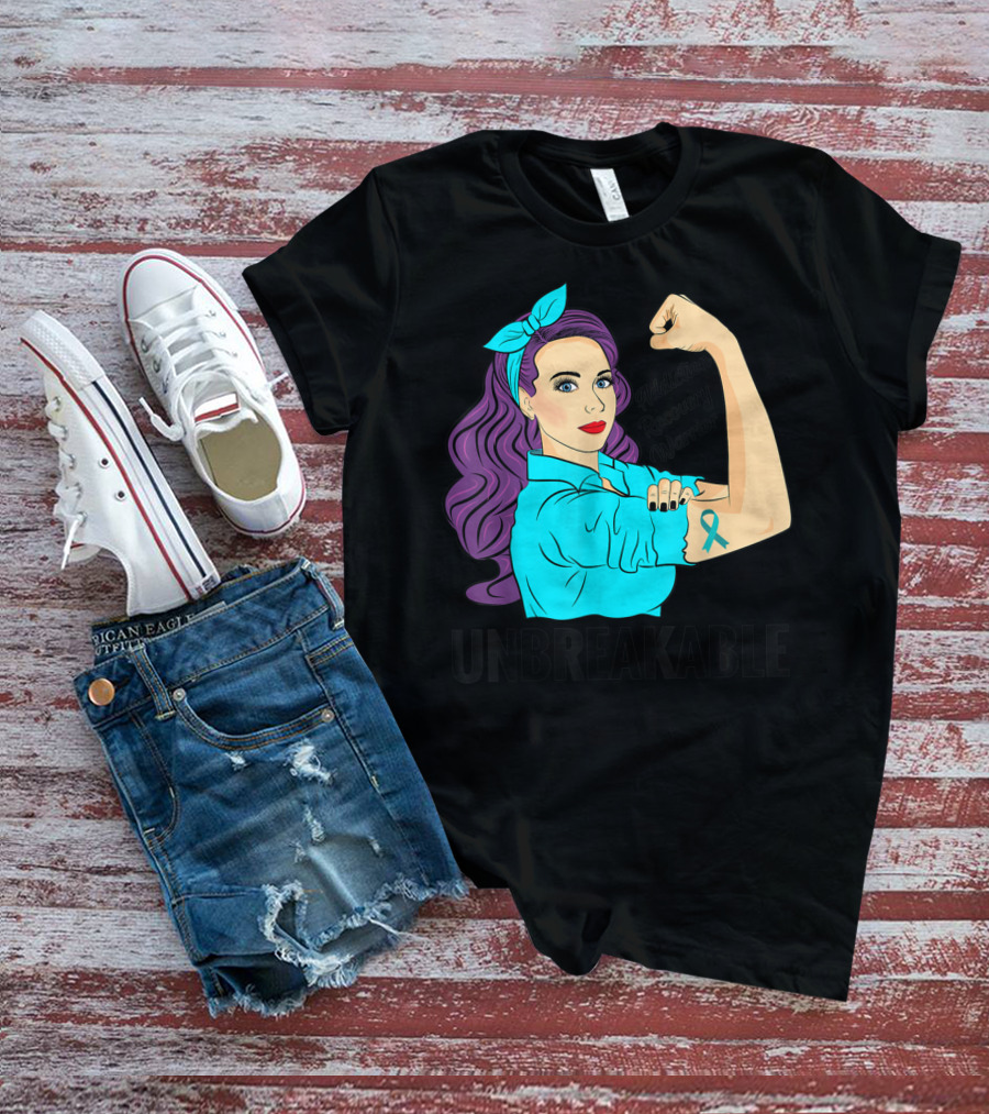 Addiction Recovery Warrior Unbreakable Empowerment Tattoo T-Shirt