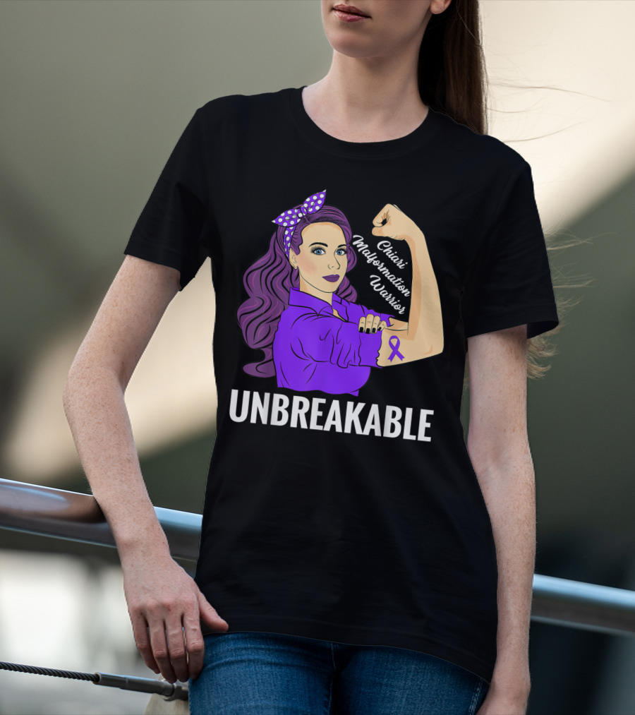 Unbreakable Chiari Malformation Awareness Warrior T-Shirt