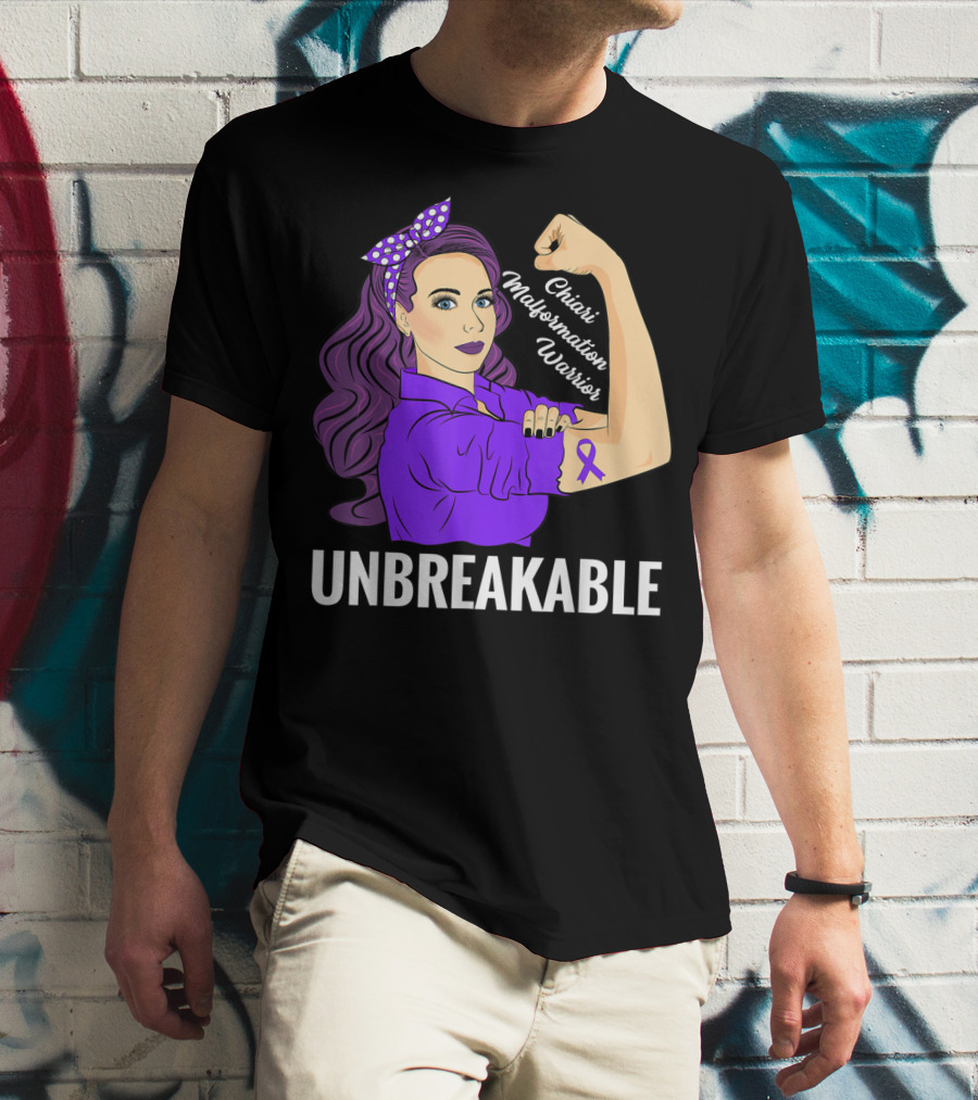 Unbreakable Chiari Malformation Awareness Warrior T-Shirt