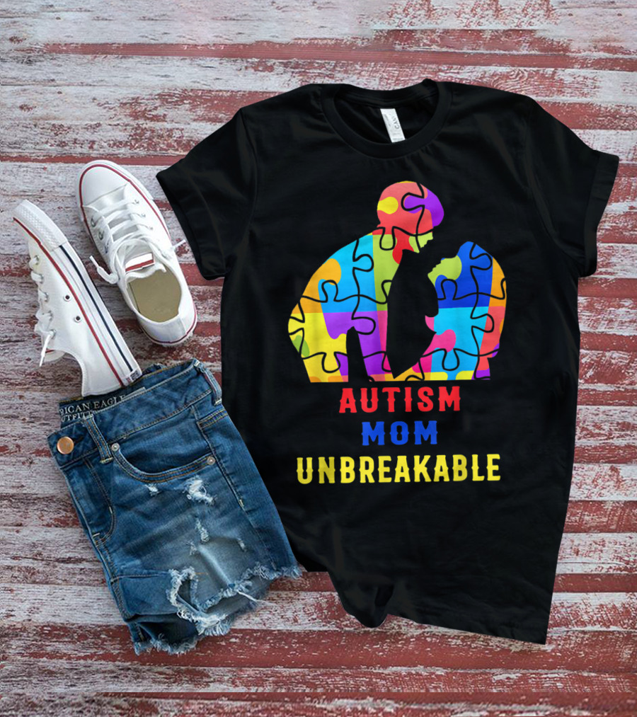 Autism Mom Unbreakable Puzzle T-Shirt