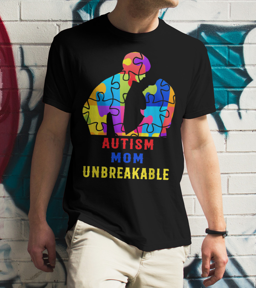 Autism Mom Unbreakable Puzzle T-Shirt