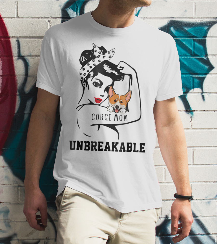 Pembroke Corgi Mom Unbreakable T-Shirt
