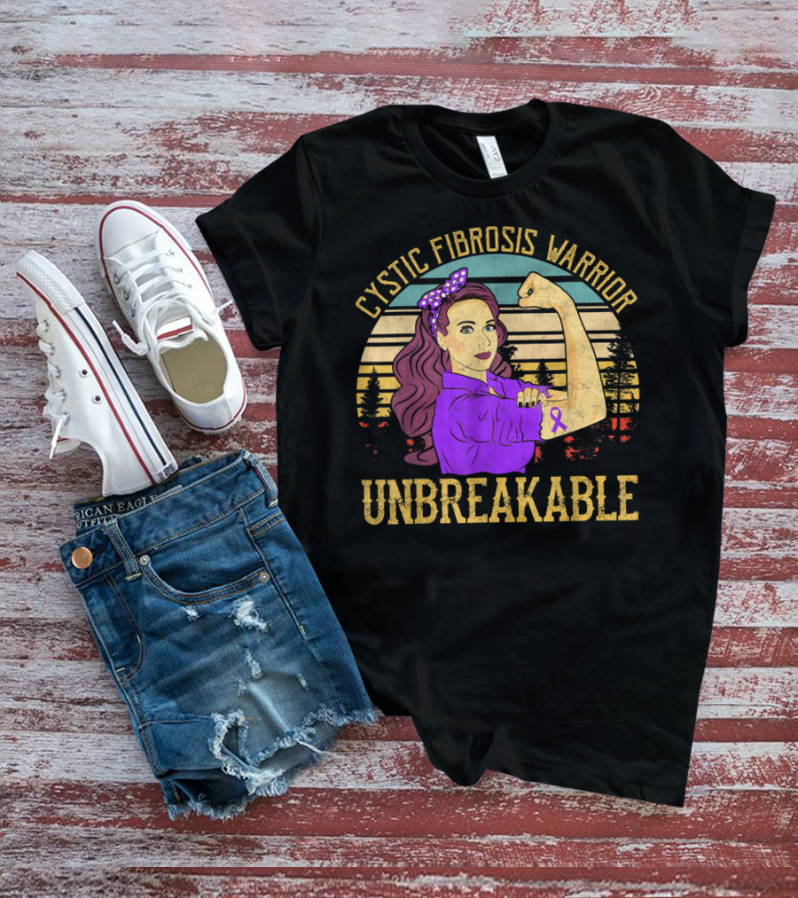 Cystic Fibrosis Warrior Unbreakable T-Shirt