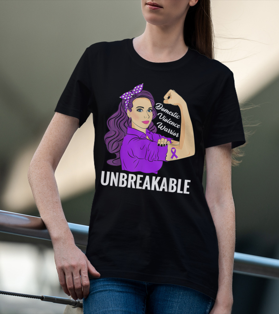Domestic Violence Warrior Unbreakable T-Shirt