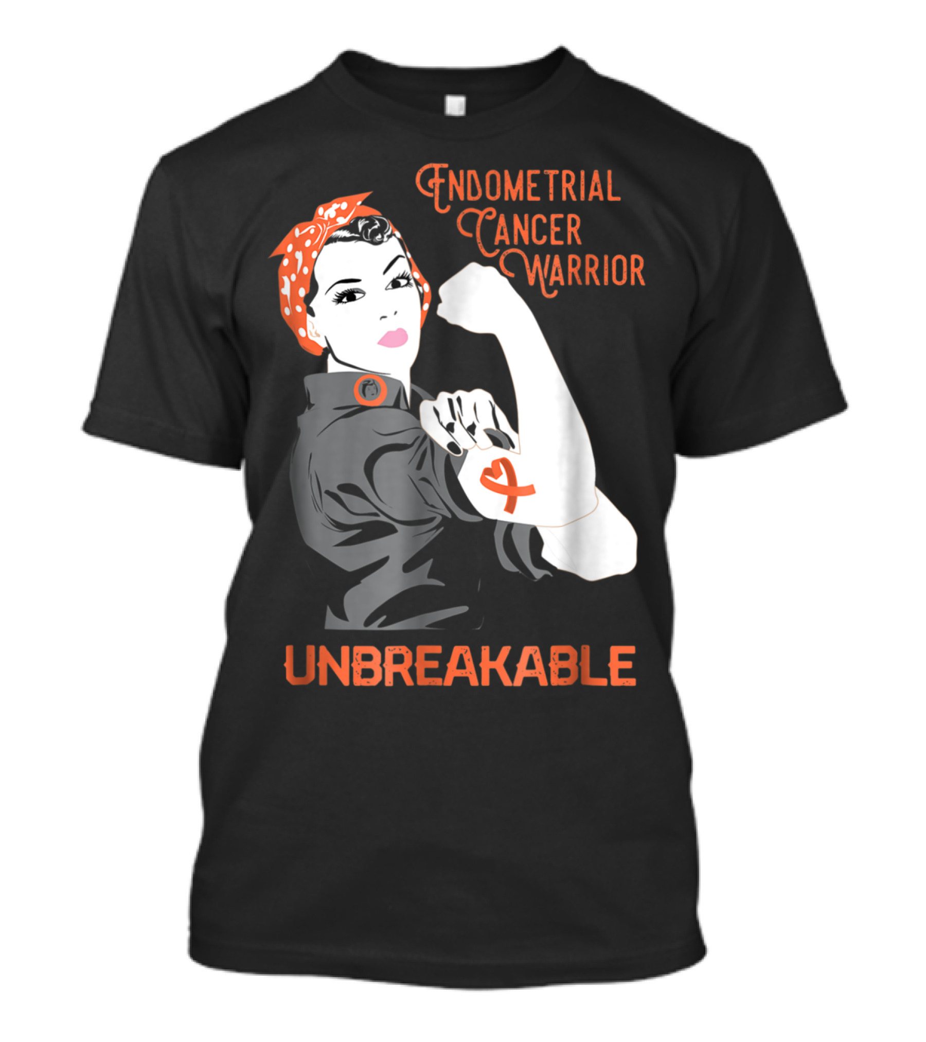 Endometrial Cancer Warrior Unbreakable T-Shirt