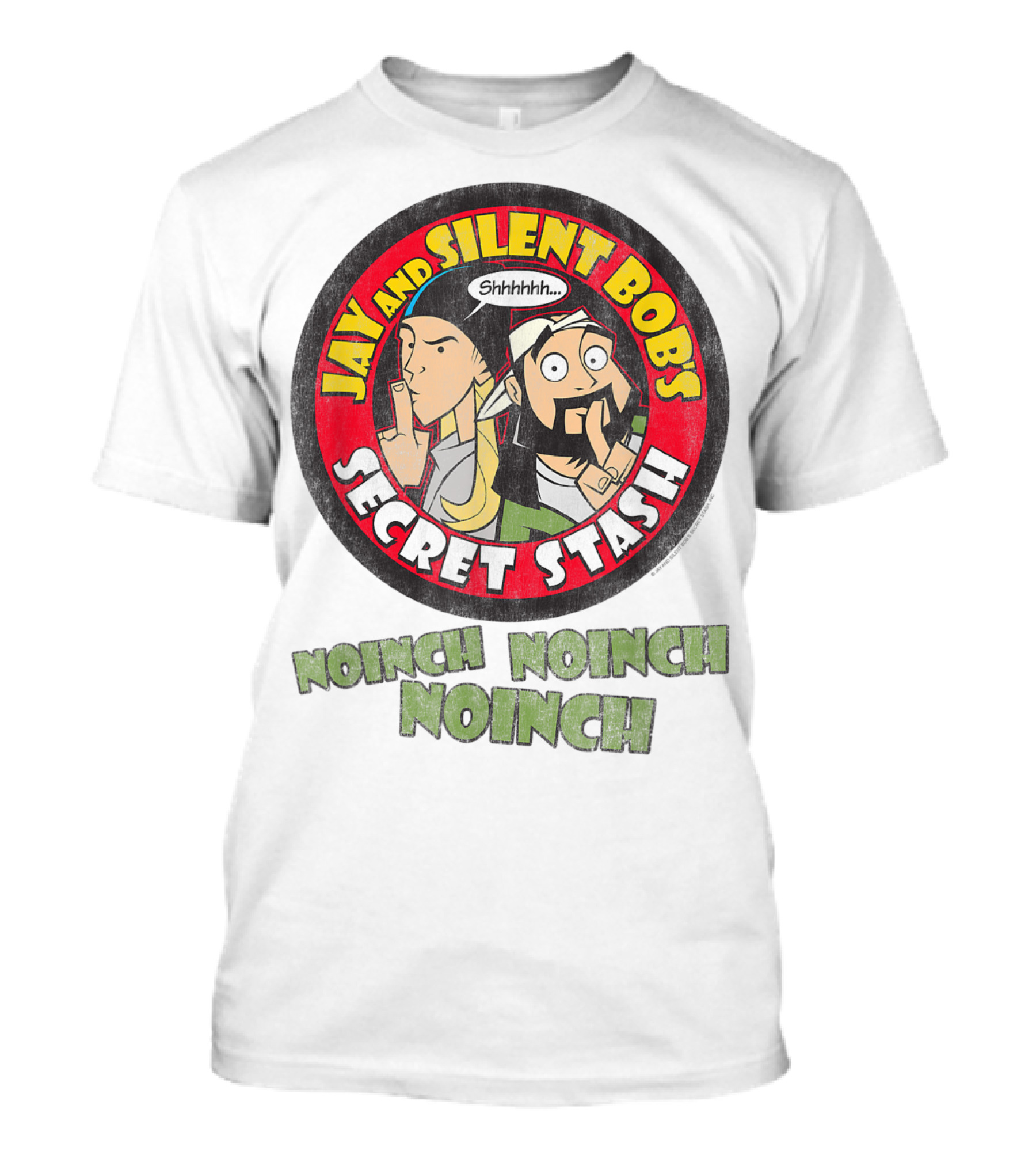 Jay And Silent Bob's Secret Stash Shhhhh Noinch Noinch Noinch T-Shirt