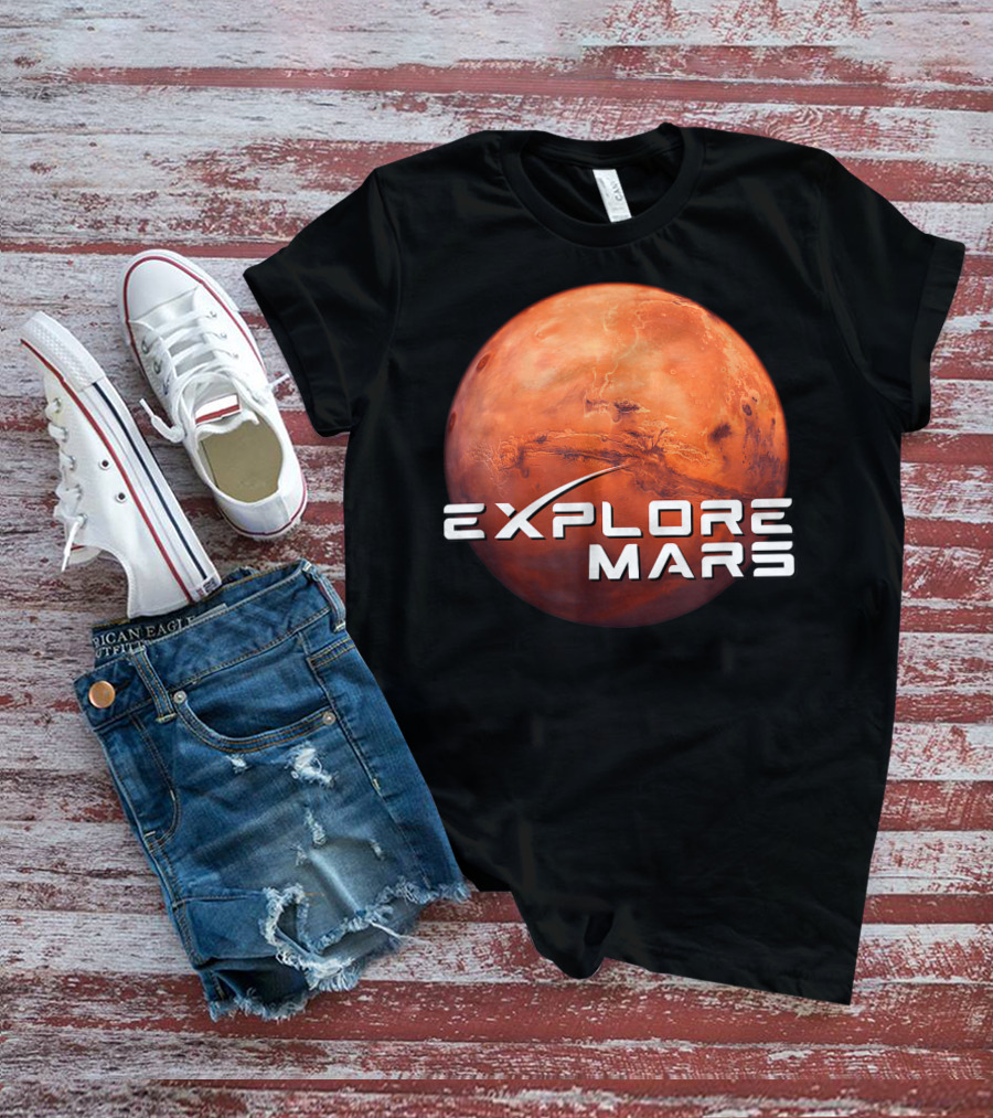 Explore Mars SpaceX Mars Exploration T-Shirt