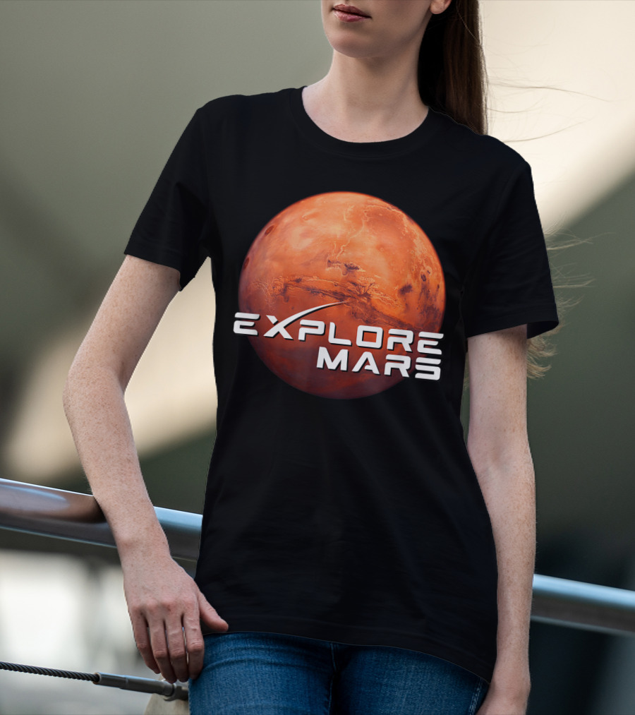 Explore Mars SpaceX Mars Exploration T-Shirt