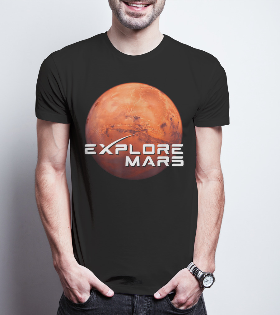 Explore Mars SpaceX Mars Exploration T-Shirt