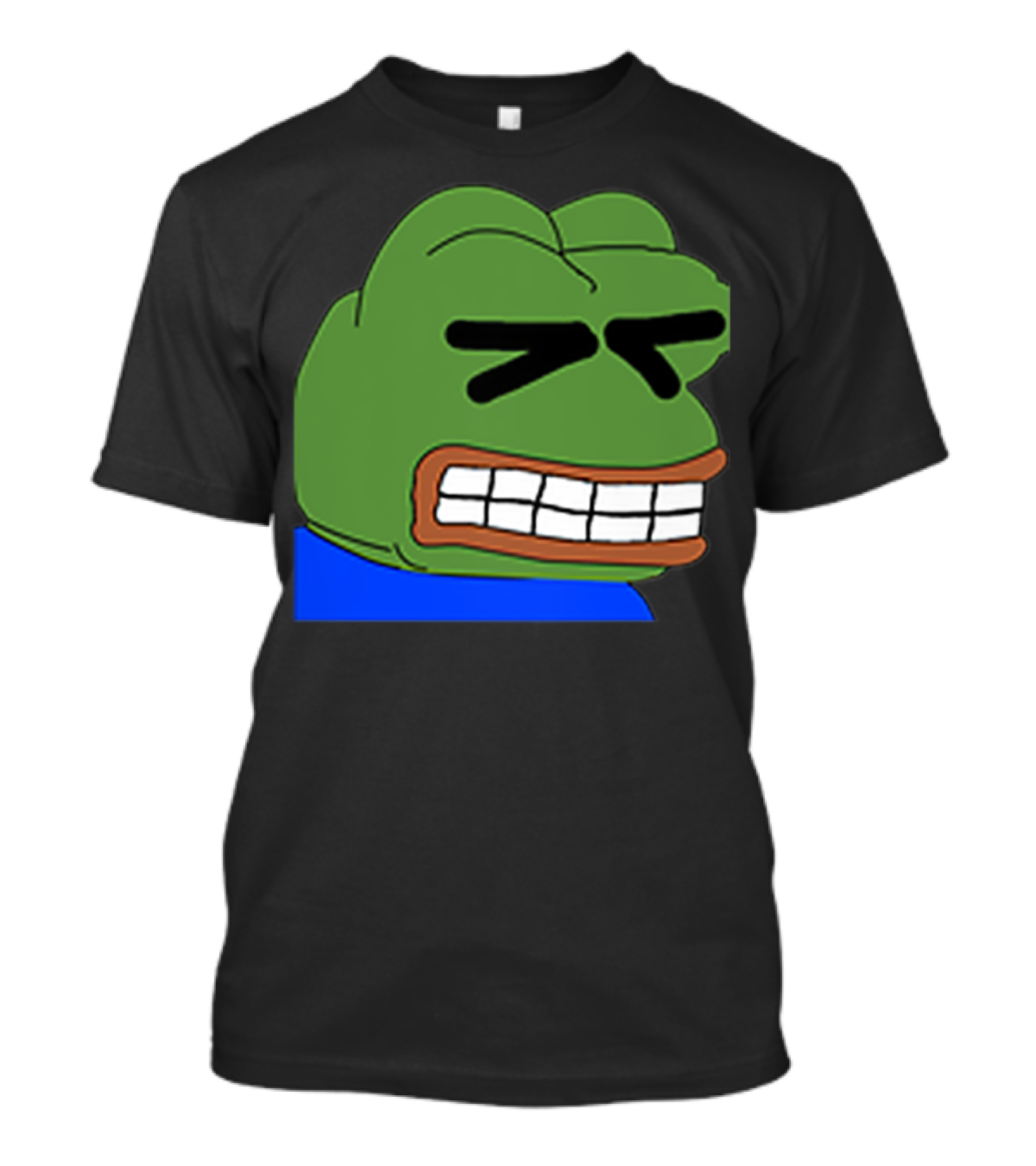 Pepepains Meme Frog Expression Emote T-Shirt