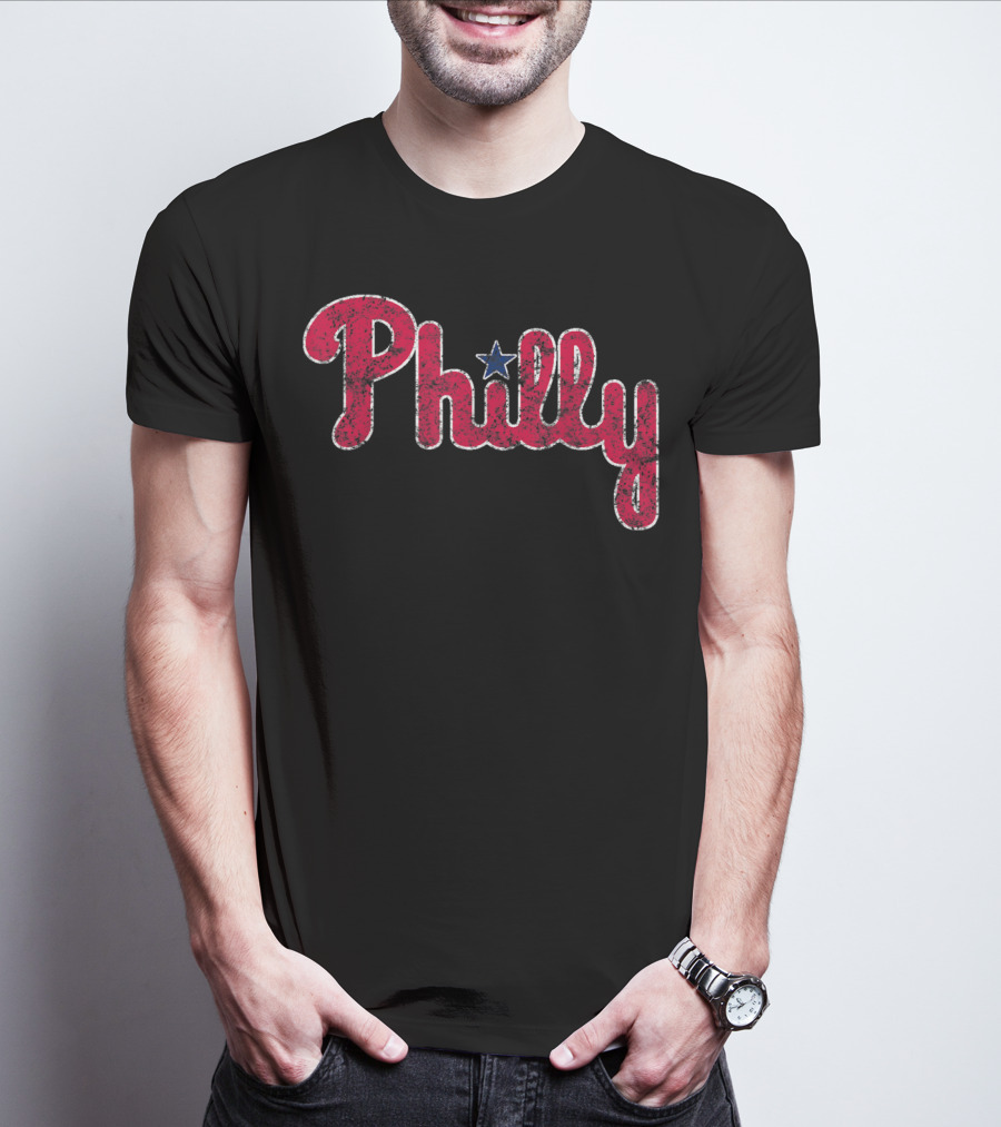 Philadelphia Baseball Vintage Philly Star T-Shirt