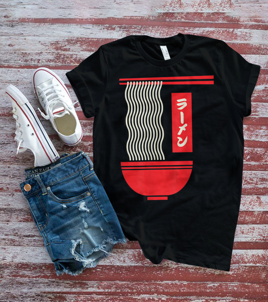 Retro Vintage Japanese Ramen Noodles T-Shirt
