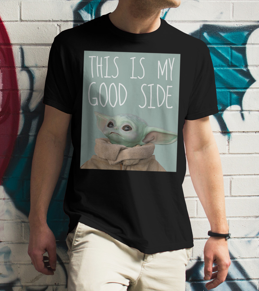 This Is My Good Side Star Wars The Mandalorian The Child T-Shirt