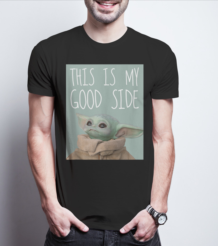 This Is My Good Side Star Wars The Mandalorian The Child T-Shirt