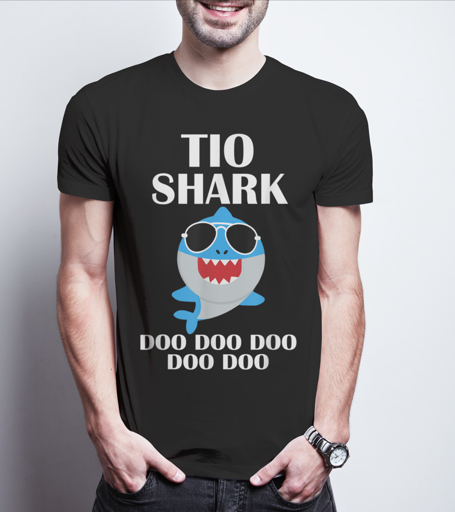 Tio Shark Sunglasses Doo Doo Doo Doo Doo T-Shirt