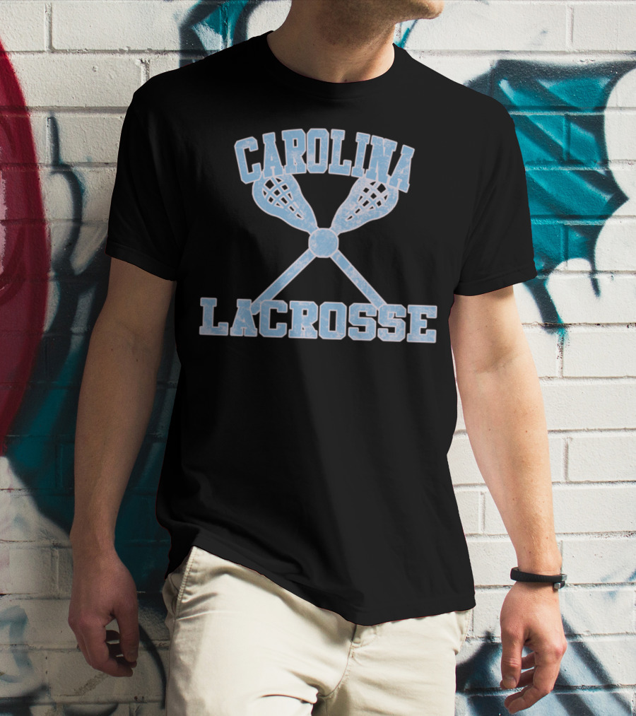 Carolina Lacrosse Crossed Sticks T-Shirt